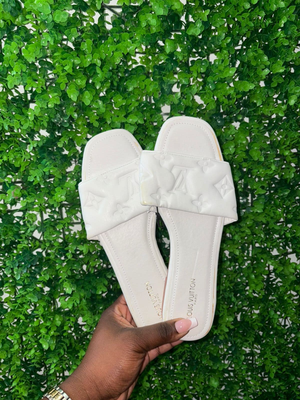 LV Pattern Slide Slippers I