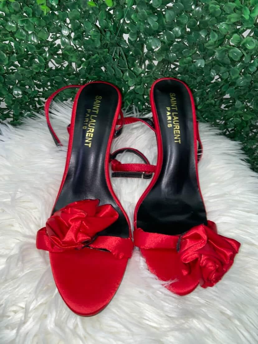 Saiint Lourent Heels Slippers