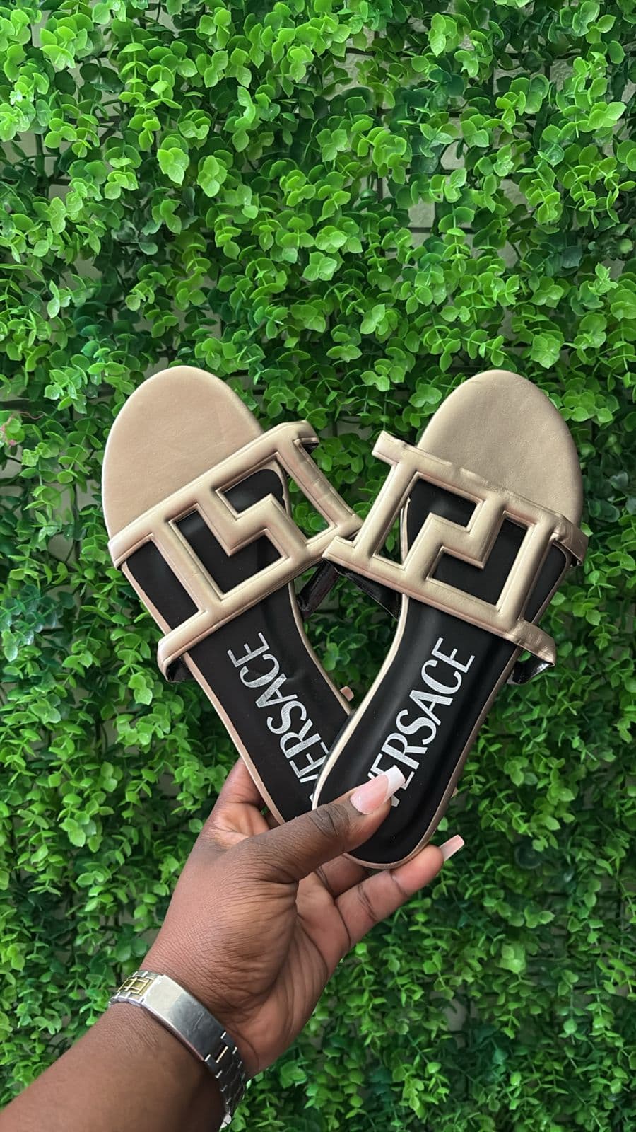 Versace Pattern Slippers