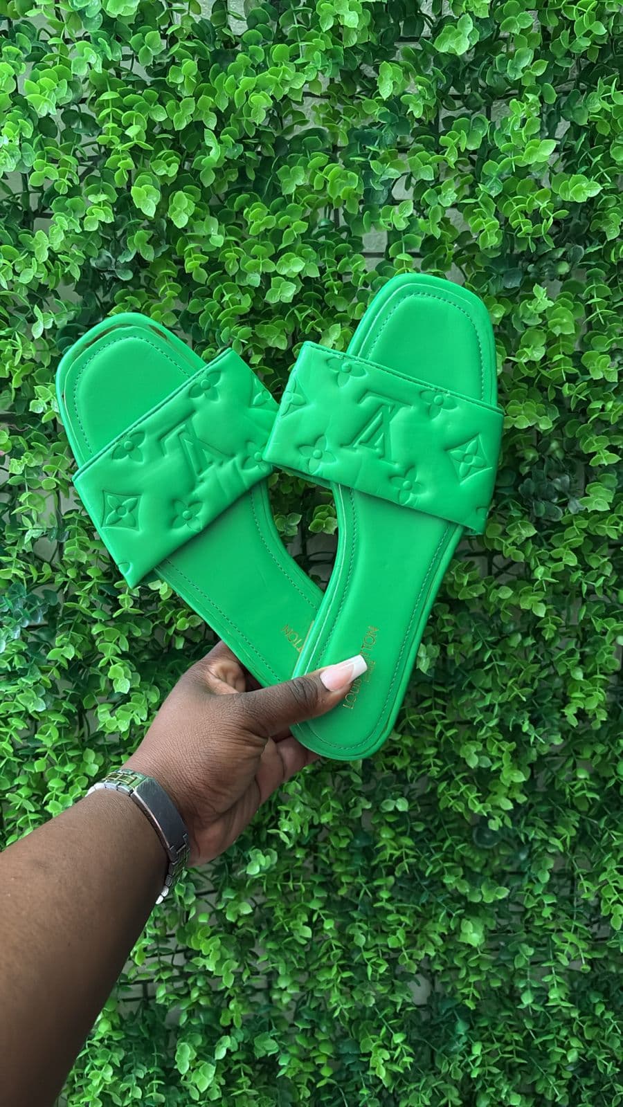 Louis Vuitton Pattern Slide Slippers